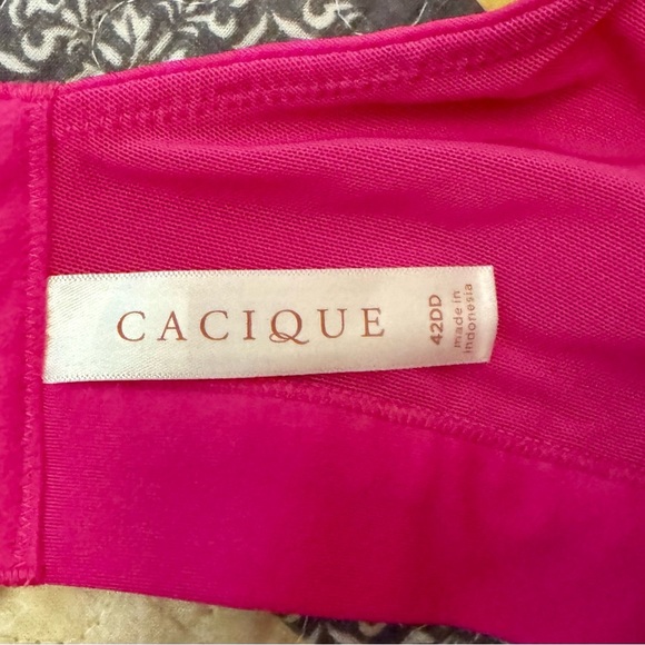 Cacique Bold Pink Comfort Bliss Bra - Picture 4 of 5